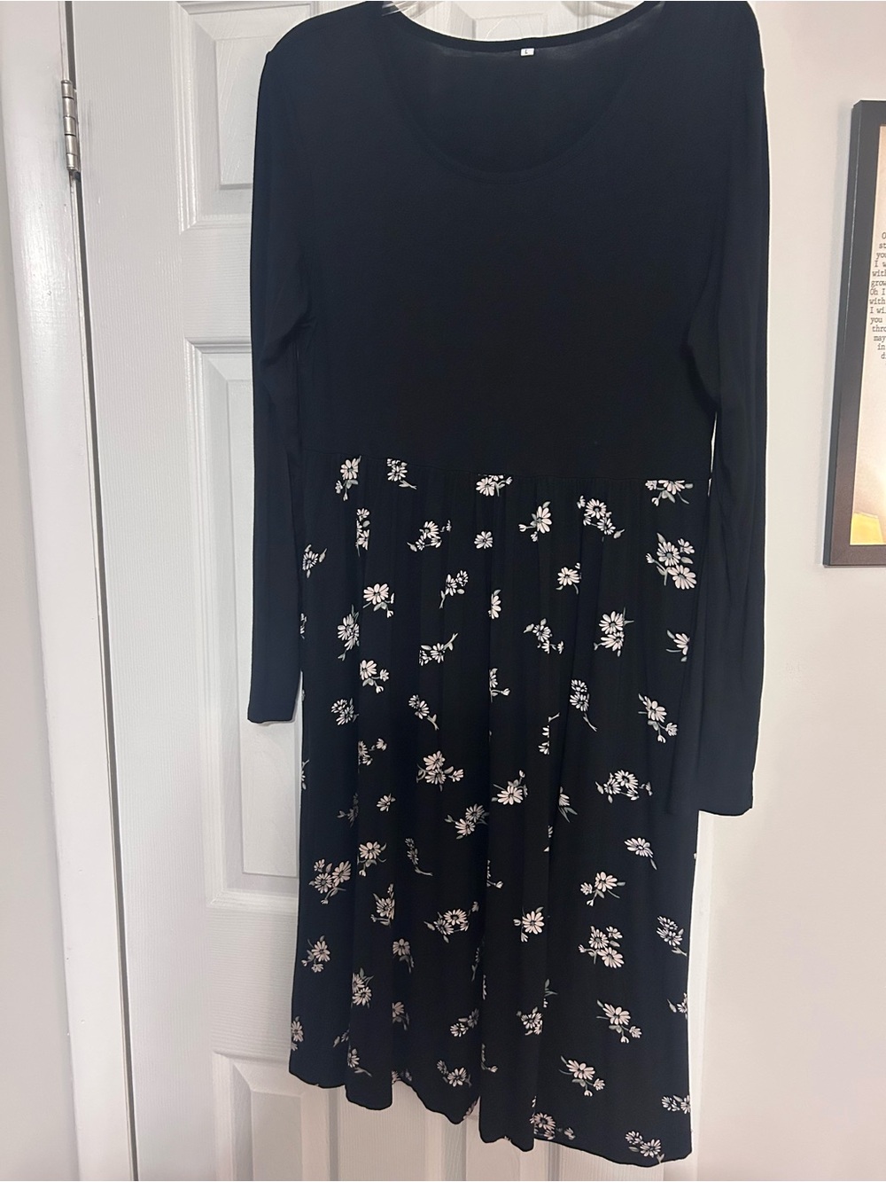 Women's Long Sleeve Maternity / non-maternity Dress with Pockets